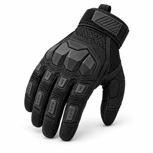 Gants tactiques noirs de course, à doigts entiers, antidérapants, résistants à l'usure, compatibles écran tactile, pour l'entraînement et les activités de plein air - Product Image 5