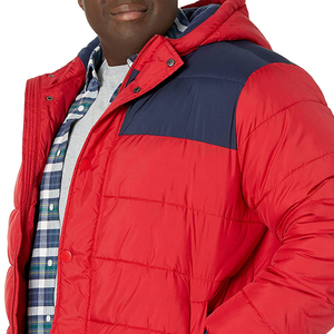 Fashion <b>Winter</b> Wear New Design Men Zipper Puffer Jacket Latest Model Breathable Stylish Men Casual Wear Puffer Jackets - Product Image 4