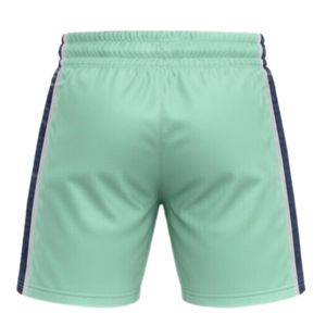 Men Mint <b>Green</b> Sublimated Ice Hockey Printed Shorts Polyester Drawstring Side Stripe Sports Uniform Match Wear Clothing - Product Image 2