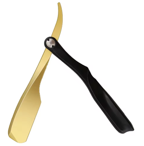 Top Selling Professional Barber Straight Razor Stainless Steel Anti-Rust Plastic Handle A+ Grade Quality Grooming Tool for <b>Men</b> - Product Image 4