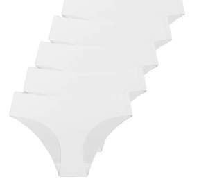 Women's High-Rise <b>G</b>-<b>String</b> Panties-Solid Color Lace Trim Soft Breathable <b>Underwear</b> for Daily Wear Vacations & Parties - Product Image 4