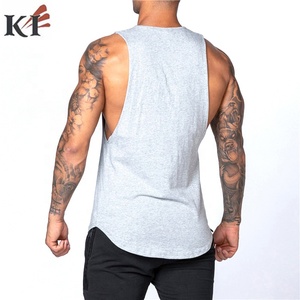 Factory Direct Sales Men's High Quality Breathable Knitted Casual Gym Tank Top 100% Cotton - Product Image 6