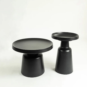Martini <b>Side</b> <b>Table</b> New Design <b>Round</b> Metal Black <b>Side</b> <b>Tables</b> - Product Image 1