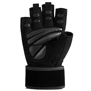 Padded Palm <b>Half</b> Finger Fitness Bodybuilding Sports Weightlifting Gloves Anti <b>Slip</b> Training Gym Workout Low MOQ - Product Image 2