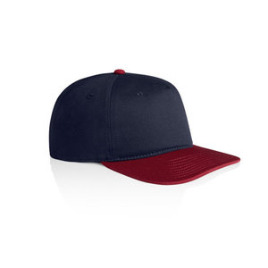 Casquette de baseball structurée à 5 panneaux, bicolore, à visière pré-courbée, pour adulte, avec logo ajustable, fabriquée au Vietnam, pour usage quotidien - Product Image 1