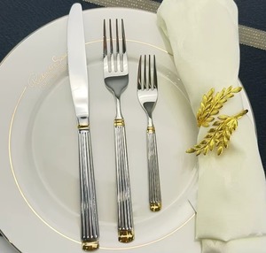 Juego de cubiertos de acero inoxidable de calidad profesional para comidas elegantes, diseñado para combinar con varios estilos de vajilla. - Product Image 2