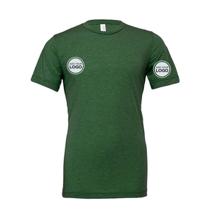 T-shirts en coton Pima 100% uni en gros, prix de gros, logo personnalisé - Product Image 3