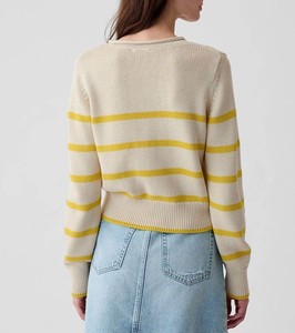 เสื้อสเวตเตอร์ผู้หญิงสำหรับฤดูหนาว ผลิตจากโพลีเอสเตอร์/คอตตอน ไม่หดตัว ระบายอากาศได้ดี คอกลม สวมใส่สบาย - Product Image 4