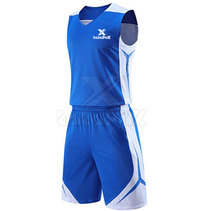 Uniformes de basket-ball sublimés réversibles en polyester respirant, séchage rapide, tissu durable, adaptés aux compétitions scolaires et universitaires - Product Image 2