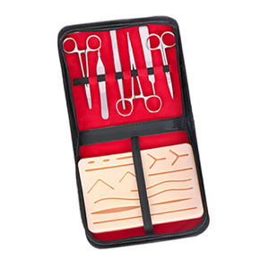 Grand tapis en silicone de 14 pouces pré-découpé pour kit d'entraînement aux sutures, destiné aux étudiants en médecine, médecine vétérinaire et soins infirmiers, ensemble orthopédique pour usage hospitalier - Product Image 4