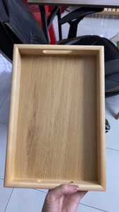 Plateau de service en bois Bestchoice, naturel, écologique, fait main, durable, à compartiment unique, durable, moderne, poli, décoration d'intérieur - Product Image 6