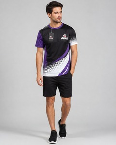 เสื้อยืดคอกลมผู้ชาย ผ้าฝ้ายนุ่ม น้ำหนักเบา สวมใส่สบาย เหมาะสำหรับใส่เลเยอร์ ใส่ในชีวิตประจำวัน ออกกำลังกาย และกิจกรรมกลางแจ้ง - Product Image 1