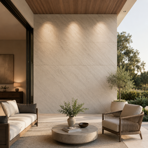 Sea White Marble Natural Stone Veneer Flexible Decorative Wall Panel for Apartment Villa Farmhouse Decor - Product Image 1