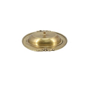 Wholesale Luxury Ribbed Metal Dry Fruit Box with Decorative Lid for Gift <b>Packaging</b> and Home Decor - Product Image 5