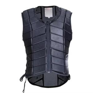 Horse Riding <b>Body</b> Protector Vest Unisex Breathable Neoprene Zipper Closure Equestrian Safety Gear - Product Image 1