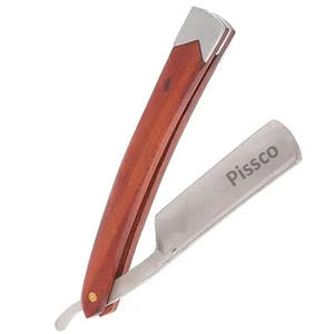 Couteau de rasage pliant pour barbier, rasoir de précision pour la coupe de cheveux - Product Image 4