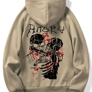 Conjunto Deportivo Casual Personalizado para Hombre, Otoño 2025, con Forro Polar, Material de Poliéster/Algodón, Impresión de Logotipo Personalizado, Bolsillos Laterales - Product Image 6