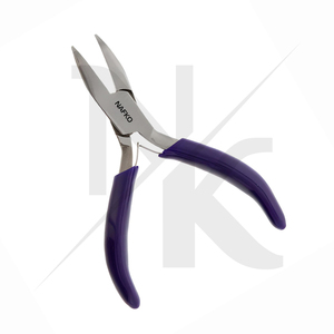 Alicates de punta curva mini de acero inoxidable de gran venta con resorte de retorno, herramienta de punta curva para fabricación de joyas, equipo de tamaño de bolsillo - Product Image 4
