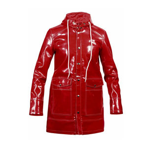 Manteau long unisexe en PVC imperméable de qualité supérieure, style urbain, toutes saisons, pour l'hiver - Product Image 3
