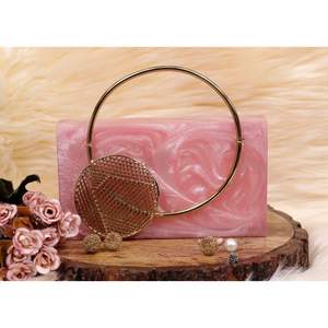 Elegante Bolso de Mano de Resina de Cristal de Lujo para Mujer, Accesorios de Moda para Fiestas y Desfiles de Moda - Product Image 5