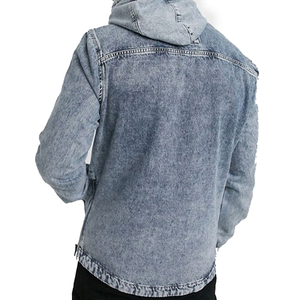 Chaqueta de Mezclilla para Hombre, Fabricantes Profesionales, Chaqueta de Mezclilla con Botones y Manga Larga - Product Image 6