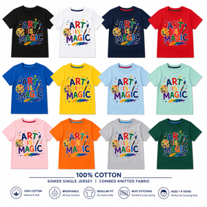 เสื้อยืดคอกลมแขนสั้นพิมพ์ลายการ์ตูนสุดเท่สำหรับผู้ชายเสื้อยืดคอกลมแขนสั้นผ้าคอตตอน100% พอดีตัวสไตล์สตรีท - Product Image 3