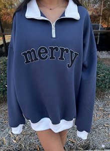 Sudadera de cuello alto con media cremallera para mujer, con logotipo personalizado, mezcla de poliéster/algodón, mangas largas, ligera, tipo jersey, forro polar de invierno - Product Image 4