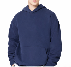 Vente en gros de sweats à capuche en coton de haute qualité pour hommes, logo personnalisé, sweat à capuche à épaules tombantes, sweat à capuche unisexe surdimensionné pour hommes - Product Image 2