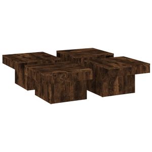 โต๊ะกาแฟไม้โอ๊ครมควัน 35.4 X 35.4 X 11.0 นิ้ว - Product Image 4