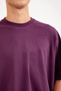 Ropa para Hombre, Fabricante Pakistaní, Camisetas al por Mayor, Camiseta Morada Extra Grande con Cuello Redondo, Camiseta Morada Informal - Product Image 4