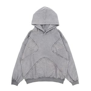 Best Selling Custom <b>Blank</b> Hoodie Men Boxy Light Hoodie Unisex Hoodies 100 Cotton Heavy <b>Weight</b> - Product Image 2