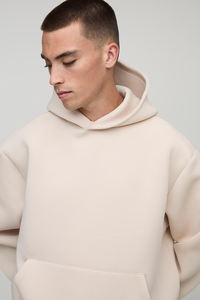 เสื้อฮู้ดดี้ผู้ชายสั่งทำพิเศษ ทรงโอเวอร์ไซส์ แขนจั๊มพ์ ผ้าฝ้าย 100% คุณภาพสูง สีพื้น จาก Antique Fashion - Product Image 3