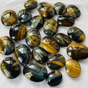 Venta al por Mayor de Grava de Cristal de Ojo de Tigre Azul de Calidad, Piedra Natural de Reiki, Piedra de Ojo de Tigre Azul Pulida para Sanación y Belleza - Product Image 1