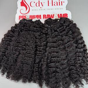 Extensions de cheveux bouclés birmans 100g à prix de gros, mèches de cheveux humains vierges vietnamiens pour femmes, livraison rapide dans le monde entier - Product Image 2