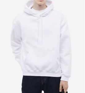 Sweat à capuche pour homme de haute qualité, épais, confortable, coupe régulière, poignets côtelés extensibles, uni, hiver, polyester/coton - Product Image 3