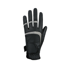Gants d'équitation en cuir respirant pour homme, hiver, avec poignées, compatibles écran tactile et résistants aux chocs, antidérapants - Product Image 1