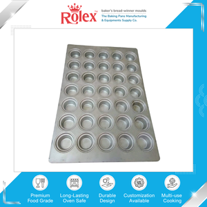 ลดราคาสุดพิเศษสำหรับถาดอบคุณภาพพรีเมียม ทนทาน ล้างทำความสะอาดได้ ขนาด 30 กรัม 35 in 1 600x400 มม. ถาดมัฟฟินมินิคราวน์ - Product Image 2