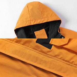Chaqueta Cortavientos Transpirable e Impermeable con Cierre de Cremallera, Logotipo Impreso, OEM Personalizado, Talla Grande, para Hombre, Tejido con Memoria, para Invierno - Product Image 3
