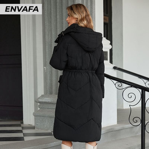 Chaqueta cortavientos, chaqueta acolchada, parkas para mujer, abrigos para mujer, parkas de mujer, chaquetas personalizadas, venta al por mayor - Product Image 2