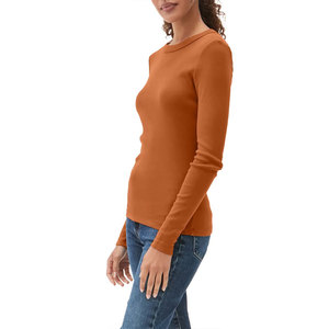 <b>Top</b> Quality Solid Color Long Sleeve T-Shirts Breathable Custom Fashion Casual Blank Latest Style Relaxed Fit Summer T-shirts - Product Image 6