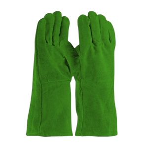 High Quality Cowhide Split Leather Palm Welder Gloves Heavy Duty Leather Industrial Spark <b>Fire</b> Retardant Welding Safety Gloves - Product Image 5