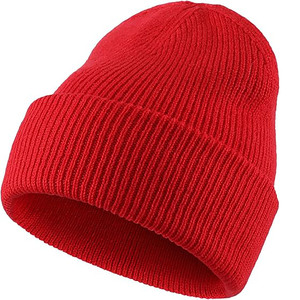 Vintage Ribbed Knit Beanie-Unisex Winter <b>Warm</b> <b>Hat</b> Soft Stretch Spandex/Cotton Minimalist Streetwear Essential - Product Image 3