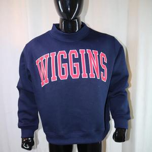 Sweat-shirts WIGGINS à col montant 450 GSM, broderie personnalisée avec nom, coupe ample et oversize, en molleton 100% coton French Terry - Product Image 3