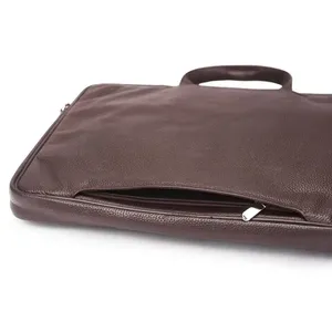 Executive Brown Leather Laptop <b>Briefcase</b> Premium Business Office Bag with Large Capacity & Professional Design - Product Image 3