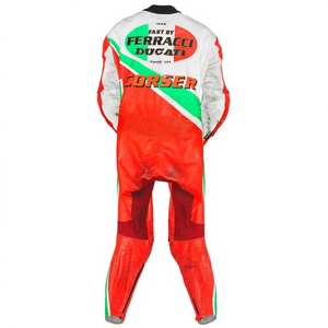 Traje de Carreras Rucati MotoCP, Mono de Motociclismo de 1 Pieza en Cuero Vacuno/Canguro para Pista/Conducción - Product Image 2