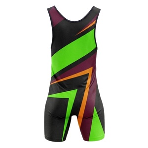 Combinaison de lutte professionnelle, vêtements de sport respirants et compressifs - Product Image 4