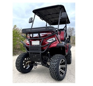 Carritos de golf de lujo de alta calidad y ultra confort, de 2 a 8 asientos, con asientos de cuero suave y motor de alta eficiencia para propiedades privadas. - Product Image 5