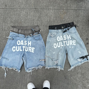 Shorts décontractés à double taille, impression numérique personnalisée, cordon élastique, étiquette de poche personnalisée, prix abordable – Offre spéciale - Product Image 5
