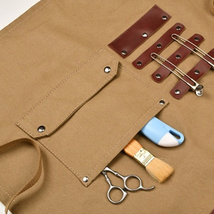 Nuevo Delantal de Cuero Premium con Bolsillos, Talla Grande, Color y Logotipo Personalizables, Servicio OEM, Precio al por Mayor, Gran Venta en Pakistán - Product Image 6