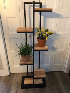 metal plant <b>pot</b> <b>stand</b> multi tier indoor outdoor planter holder rack decorative garden balcony living room stylish plant display - Product Image 4